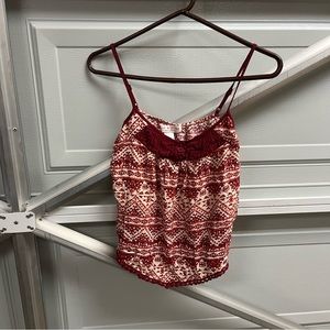 Zoe and Rose Red Tank Top